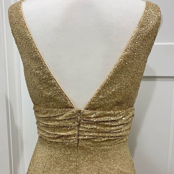 New Gorgeous Chiffon Sequins Cocktail Dress - Picture 5 of 15